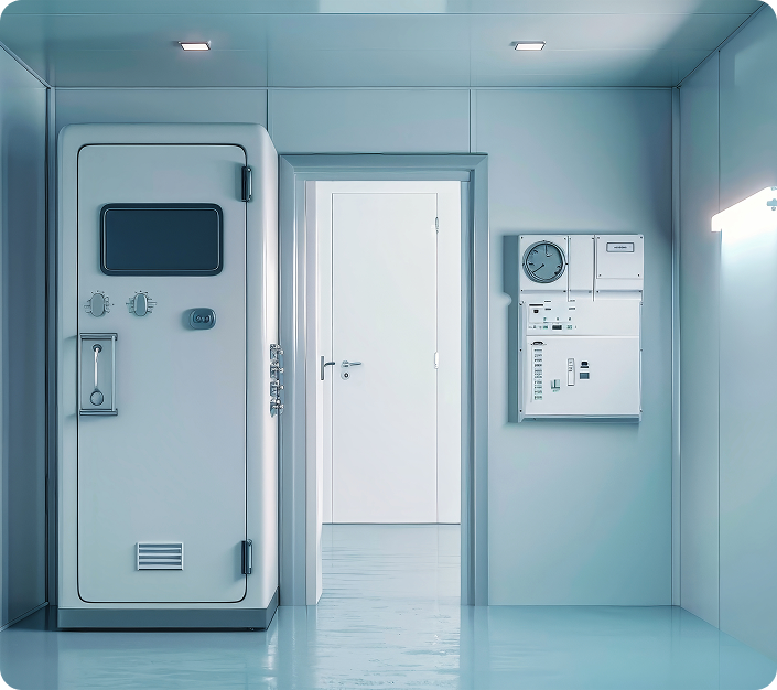 cleanroom door
